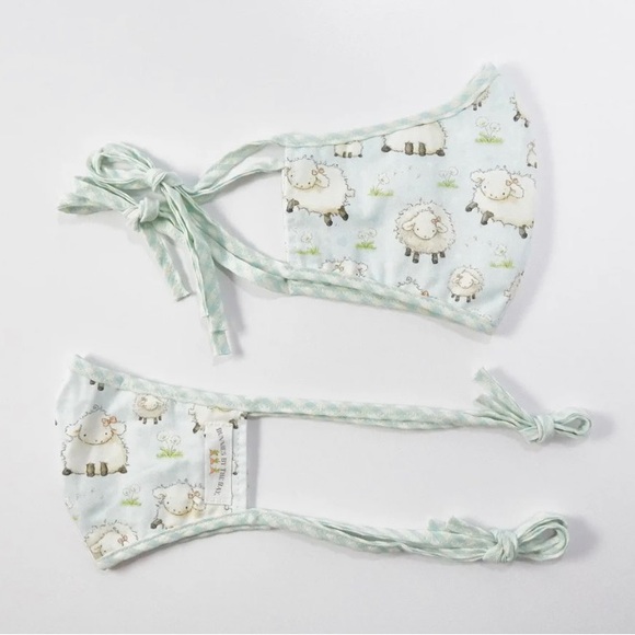 Bunnies by the Bay Mommy & Me Baa-bs matching mask - Picture 1 of 4